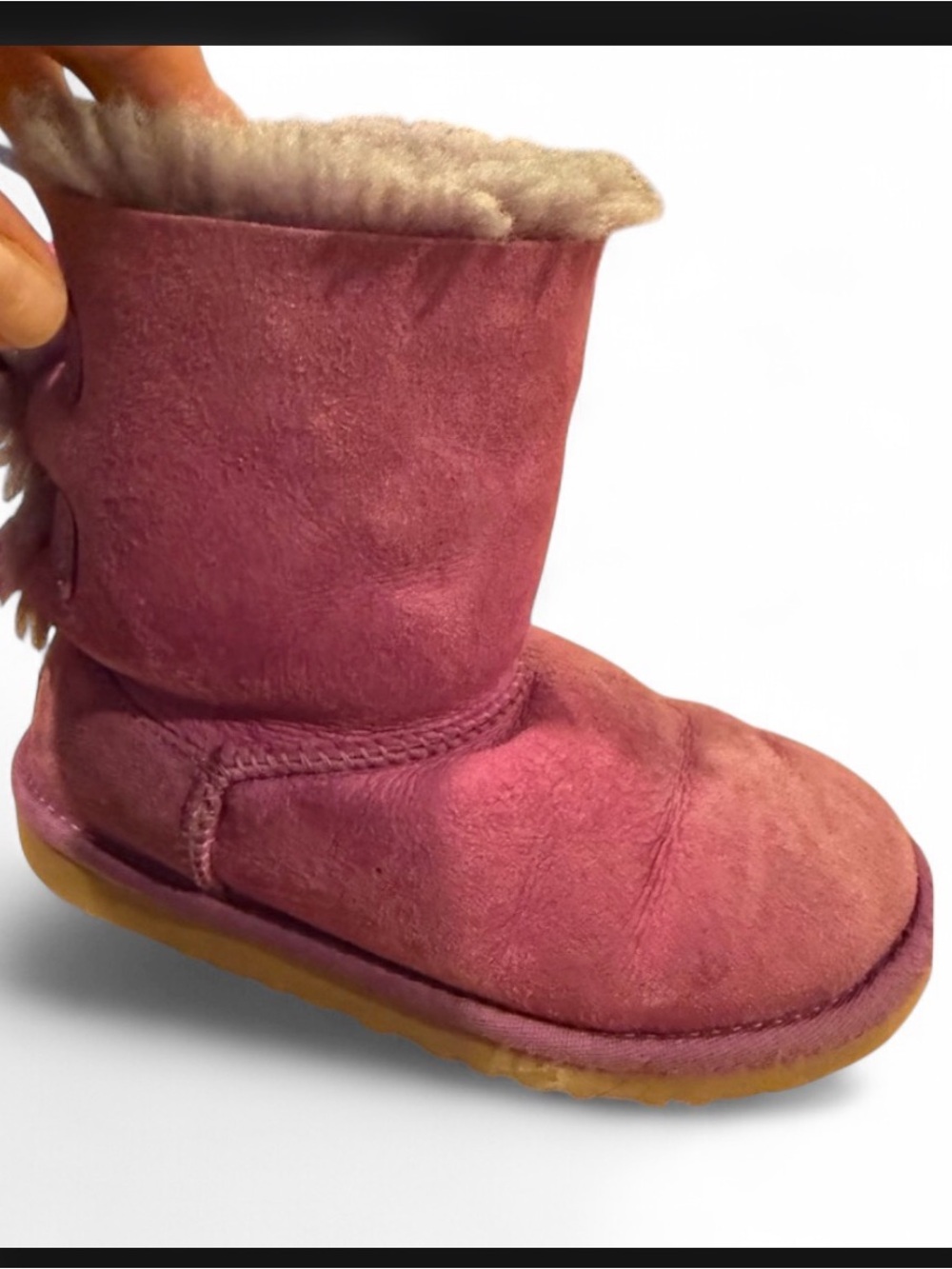 UGG Lavender Fleece Lined Boots